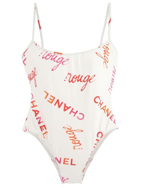 chanel girls swimsuit|pre owned chanel swimwear.